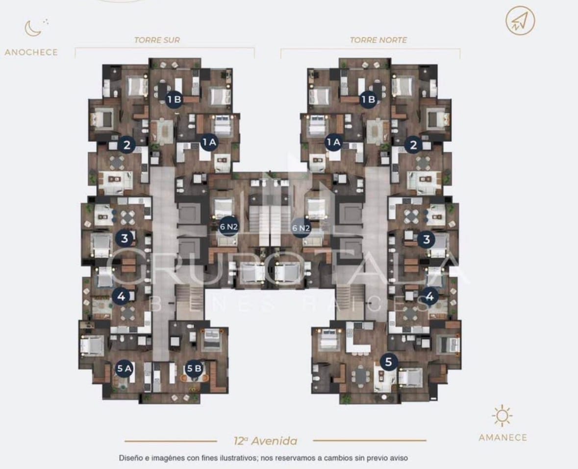 APARTAMENTOS CASA TAURE ZONA 10| DIFERENTES MODELOS | ENTREGA 2027 — Apartamento en Venta en Zona 10, Guatemala, Ciudad — foto 1 de 4