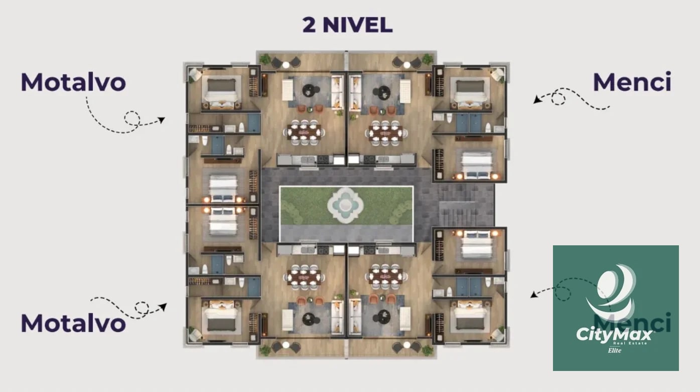 PRE VENTA DE APARTAMENTOS - EXCLUSIVO CLUB RESIDENCIAL LOS FRANCISCANOS - 9