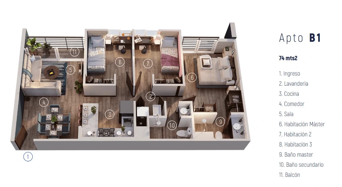 Apartamentos en Venta - Santa Catarina Pinula — Apartamento en Venta en Santa Catarina Pinula, Guatemala, Ciudad — foto 12 de 12