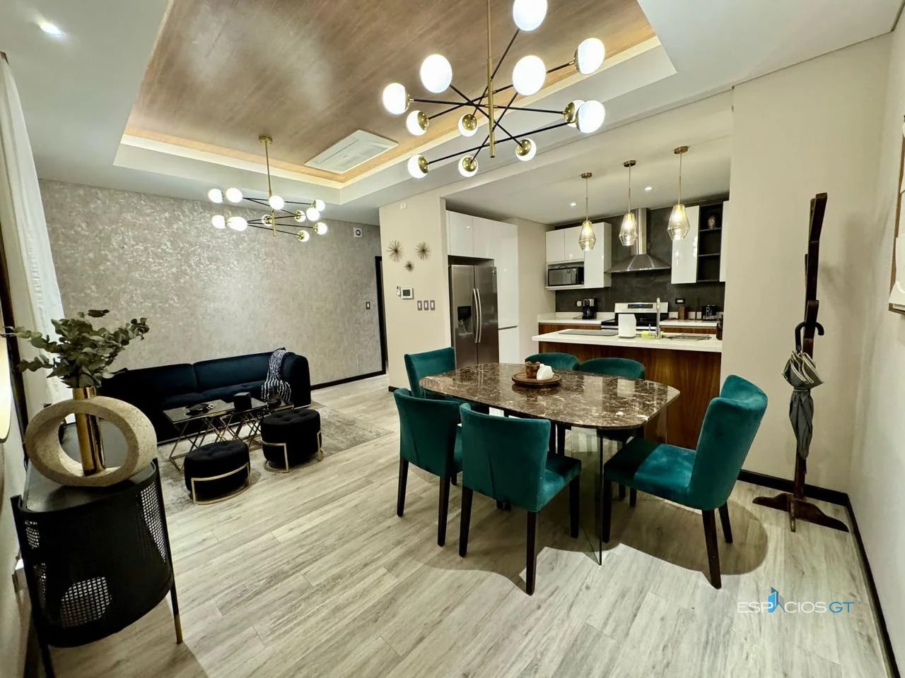 APARTAMENTO AMUEBLADO EN RENTA CON PÉRGOLA– LIRIOS DE CAYALÁ 2, ZONA 16 - 1
