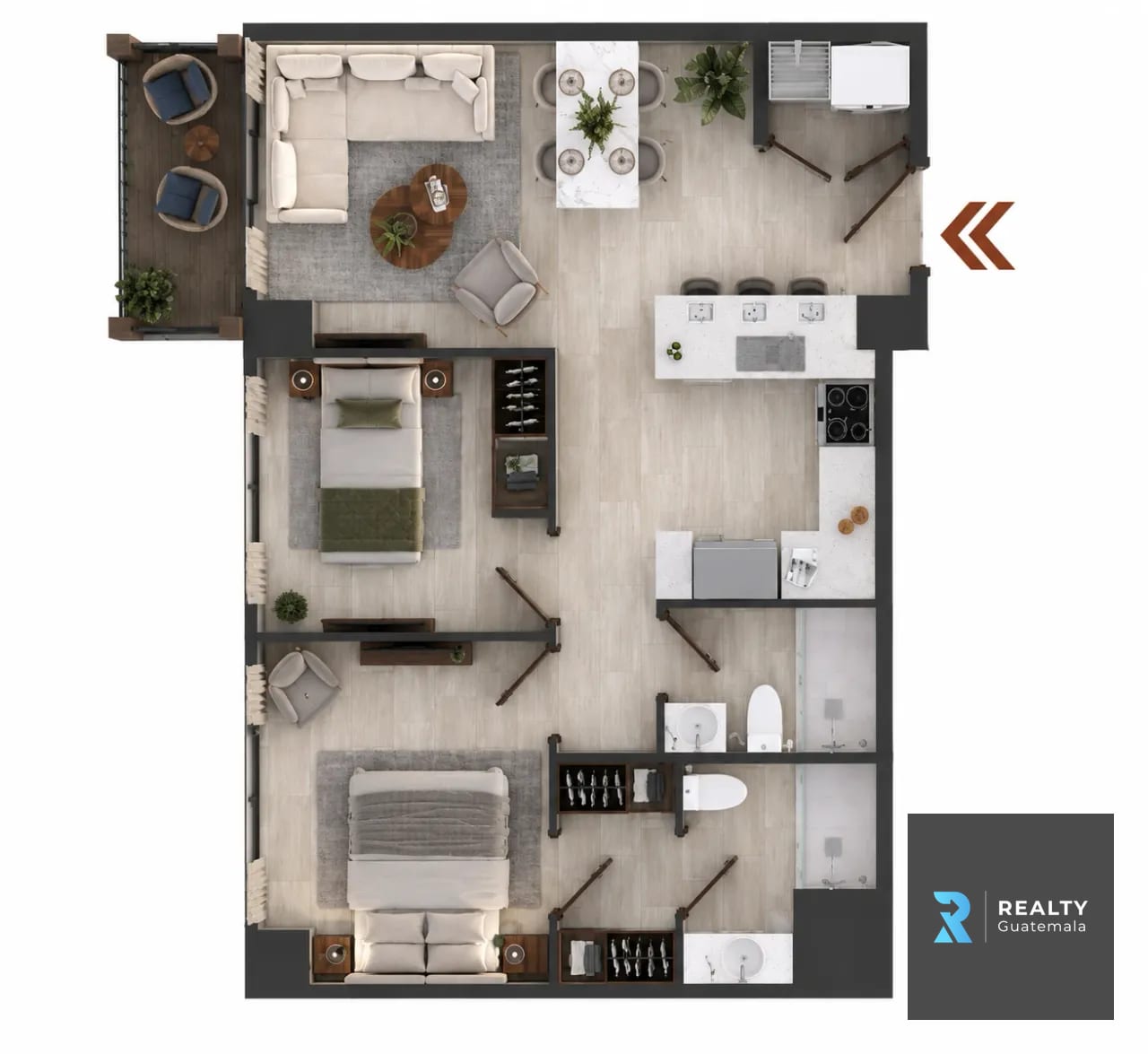 Vendo Apartamento Lirios V, Zona 16 , Cayalá entrega 2027 — Apartamento en Venta en Zona 16, Guatemala, Ciudad — foto 2 de 6