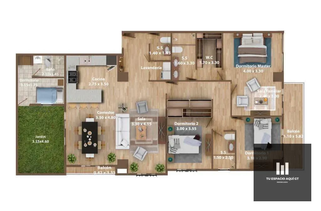 Hermoso Penthouse En Venta En Edificio Leben Vista Hermosa I Zona 15 — Apartamento en Venta en Vista Hermosa I, Zona 15, Guatemala, Ciudad — foto 7 de 10