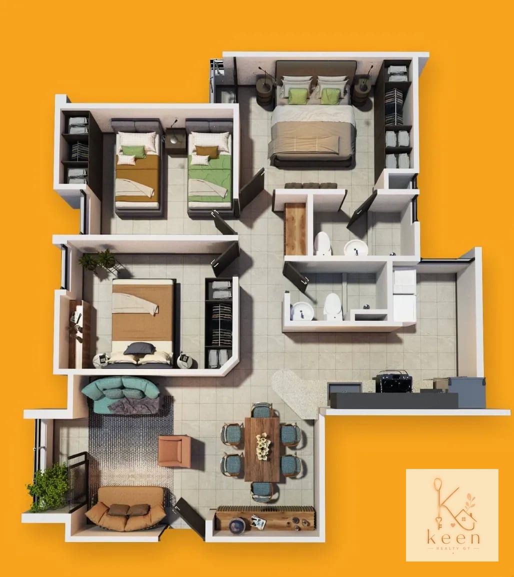Apartamento en Alquiler Alta Villa el Naranjo — Apartamento en Alquiler en Alta Villa el Naranjo, Zona 11 Mixco, Guatemala, Ciudad — foto 15 de 17