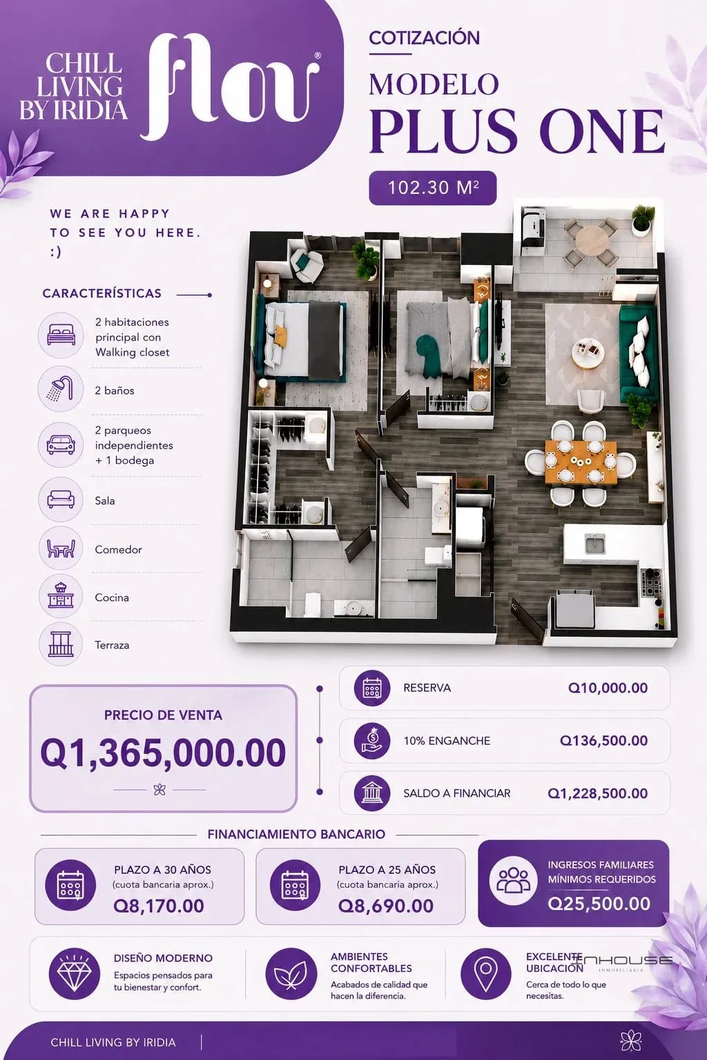 APARTAMENTO EN VENTA -ZONA 13 IRIDIA - PARA ESTRENAR- — Apartamento en Venta en Zona 13, Guatemala, Ciudad — foto 12 de 12