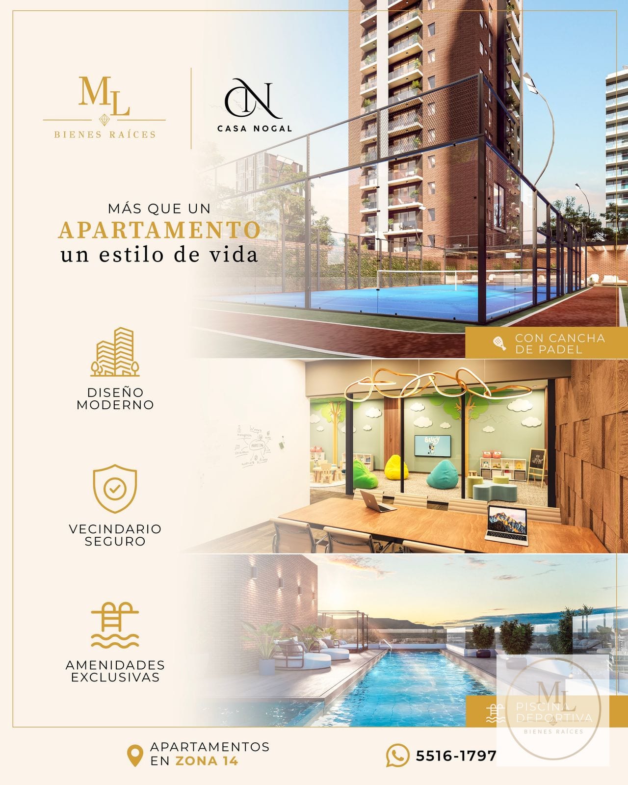 Apartamentos Casa Nogal — Apartamento en Venta en Zona 14, Guatemala, Ciudad — foto 1 de 1