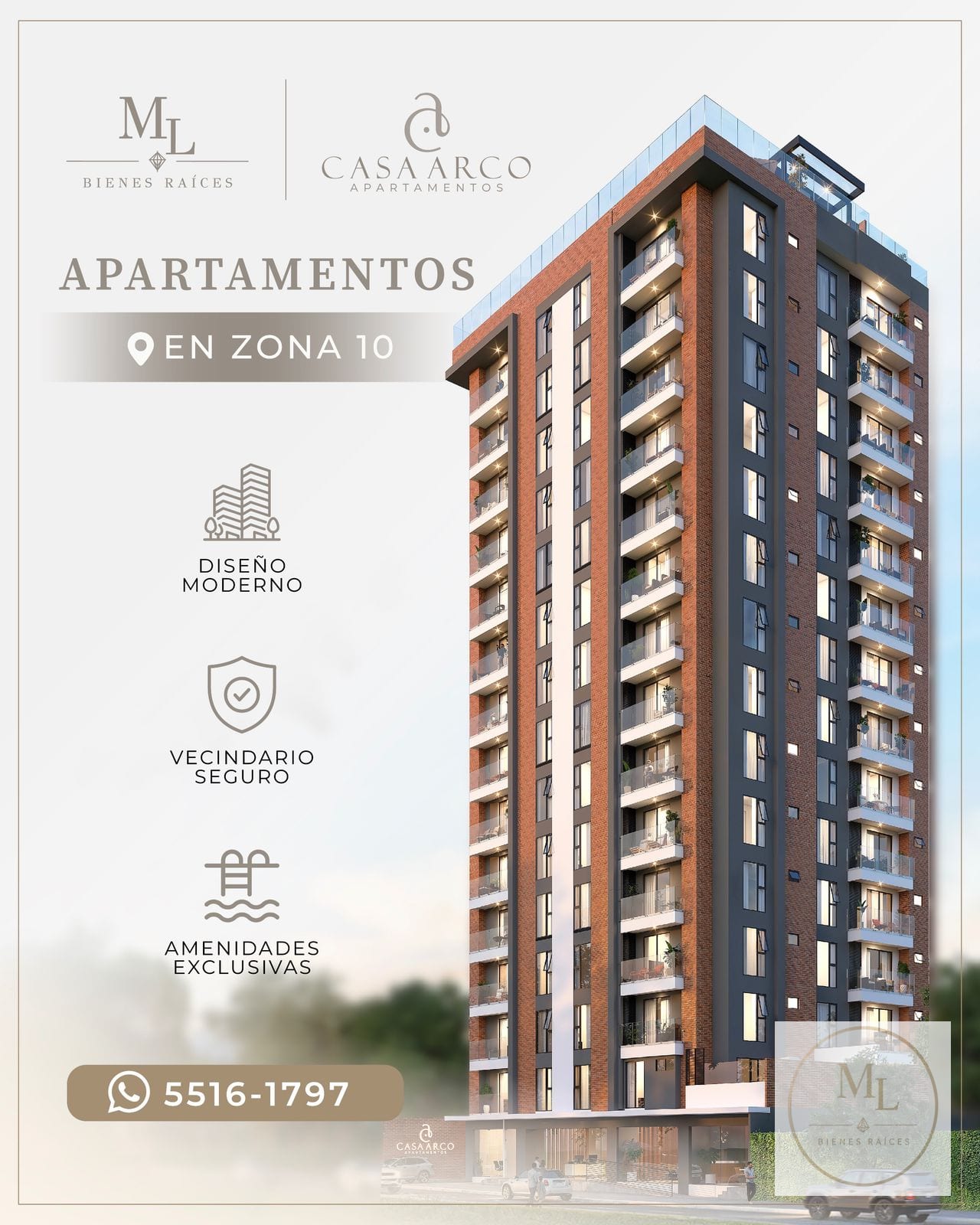 Casa Arco Apartamentos — Apartamento en Venta en Zona 10, Guatemala, Ciudad — foto 1 de 2
