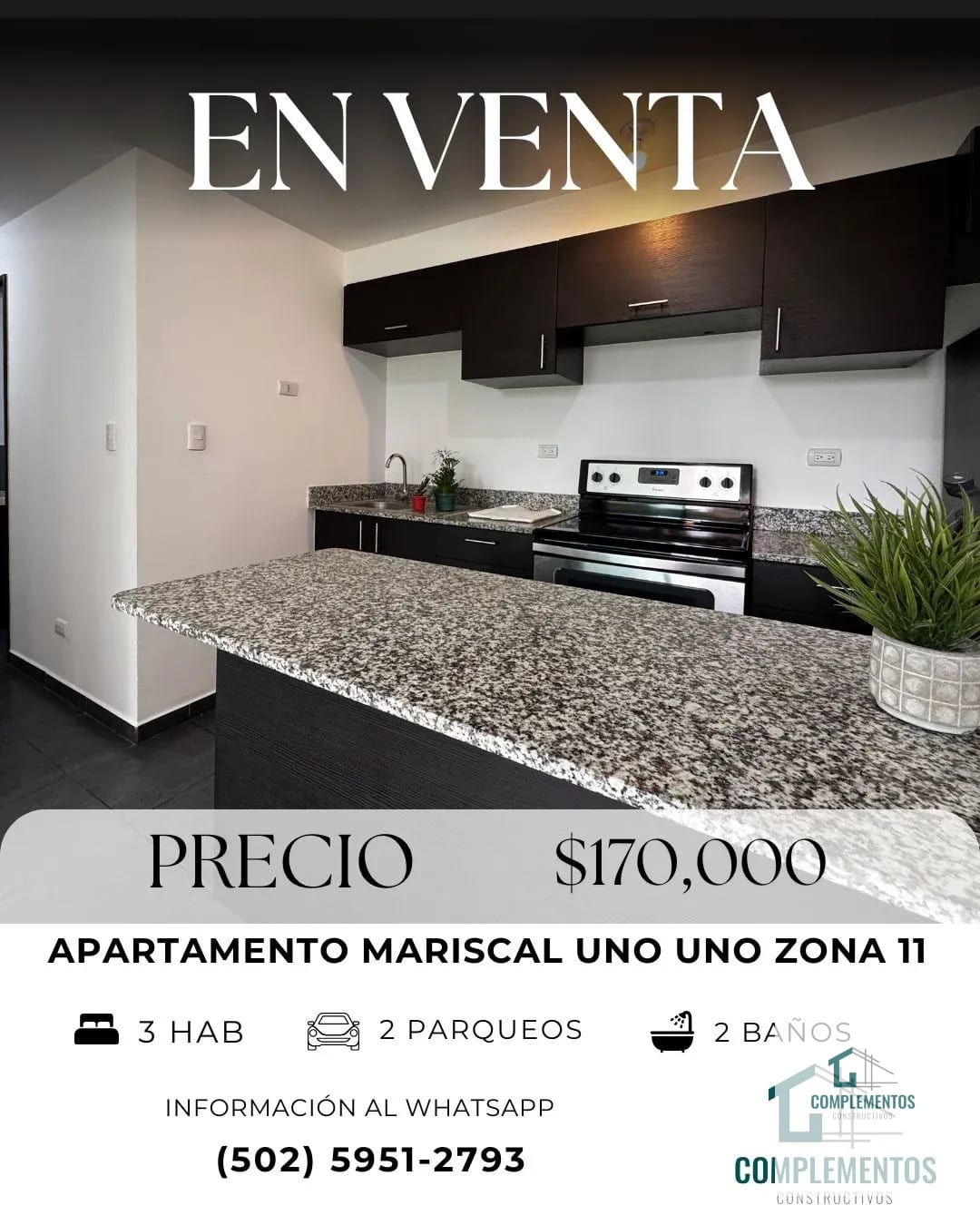 Mariscal Uno Uno, Apartamento en Venta Zona 11 — Apartamento en Venta en Mariscal Uno Uno, Zona 11, Guatemala, Ciudad — foto 1 de 8
