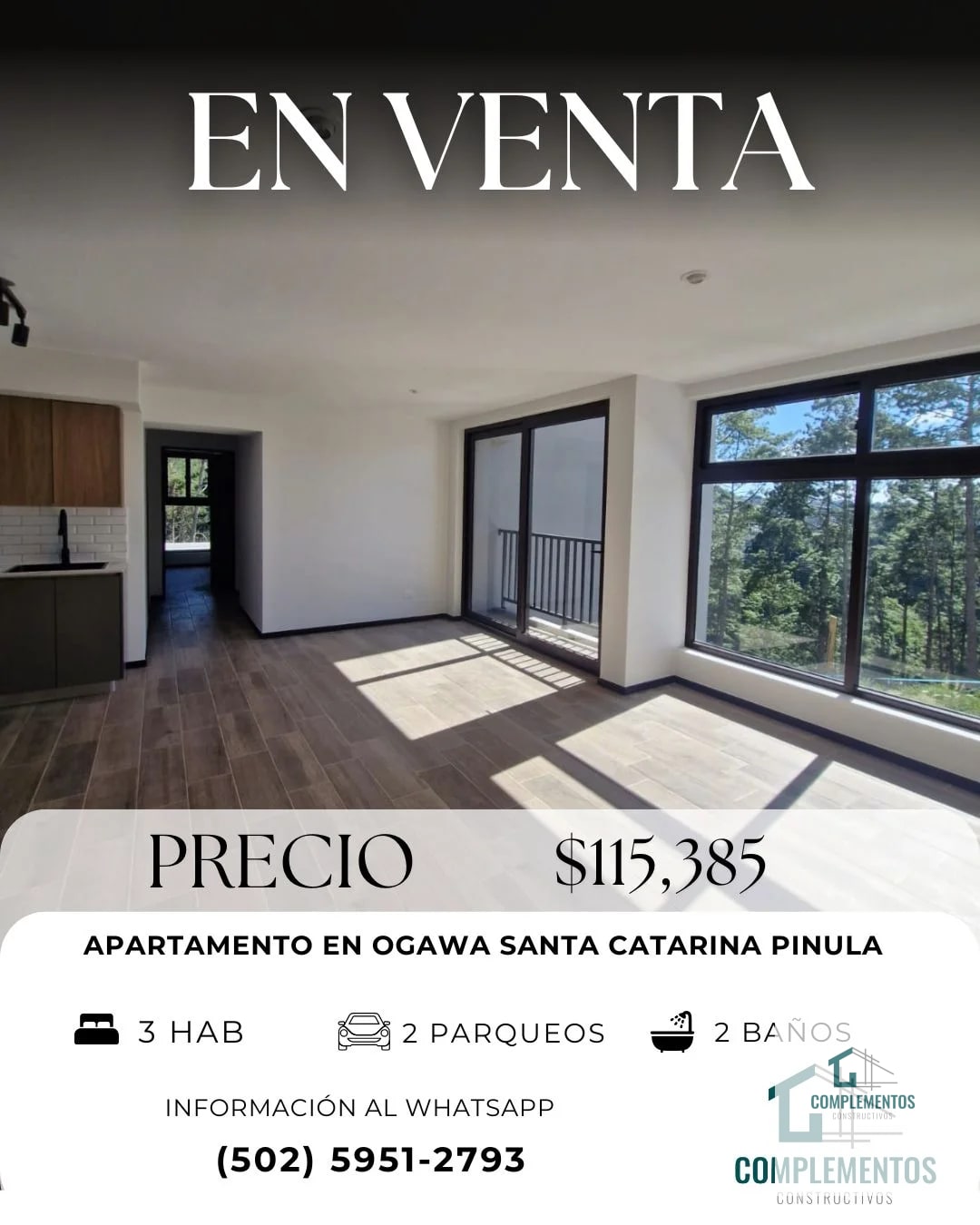 Ogawa, Apartamento en Venta Santa Catarina Pinula - 1