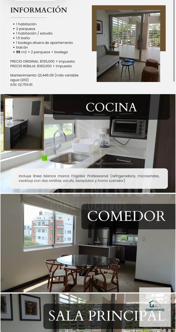 Ferrara 10, Apartamento en Venta zona 10 — Apartamento en Venta en Ferrara 10, Zona 10, Guatemala, Ciudad — foto 3 de 4