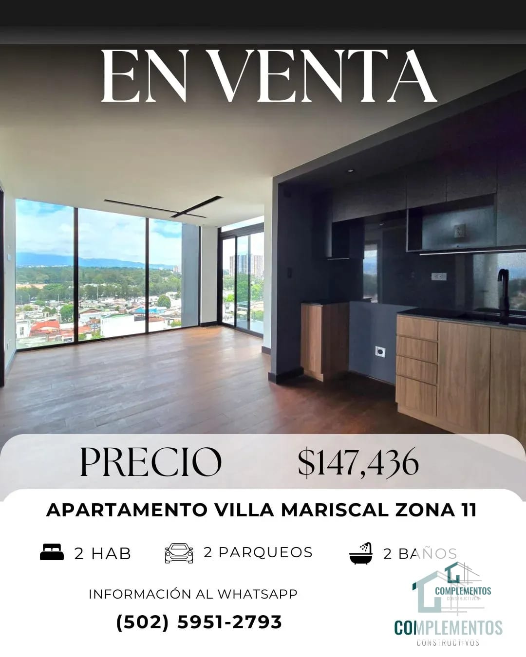 Villa Mariscal, Apartamento en Venta zona 11 — Apartamento en Venta en Villa Mariscal, Zona 11, Guatemala, Ciudad — foto 1 de 7