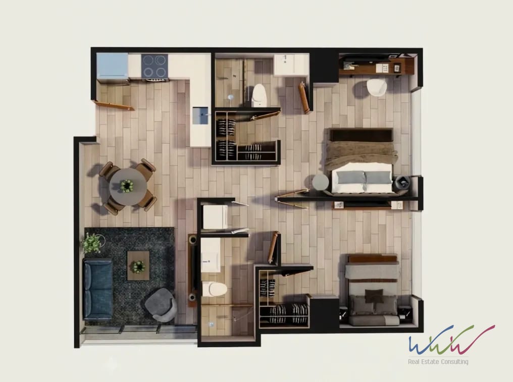 Vendo/Rento apartamento en Edificio Cassia, VH1, Zona 15 (copia) — Apartamento en Venta en Vista Hermosa I, Zona 15, Guatemala, Ciudad — foto 1 de 13