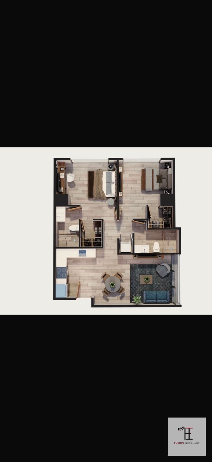 Vendo apartamento en Edificio Moderno Zona 15 VH1 dentro de garita — Apartamento en Venta en Vista Hermosa I, Zona 15, Guatemala, Ciudad — foto 4 de 9