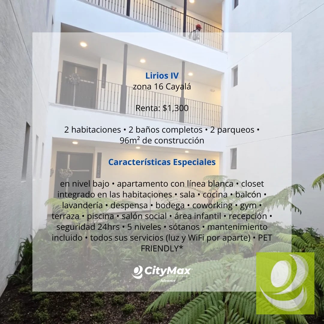 Apartamento en Renta en Lirios IV zona 16 Cayalá - 11