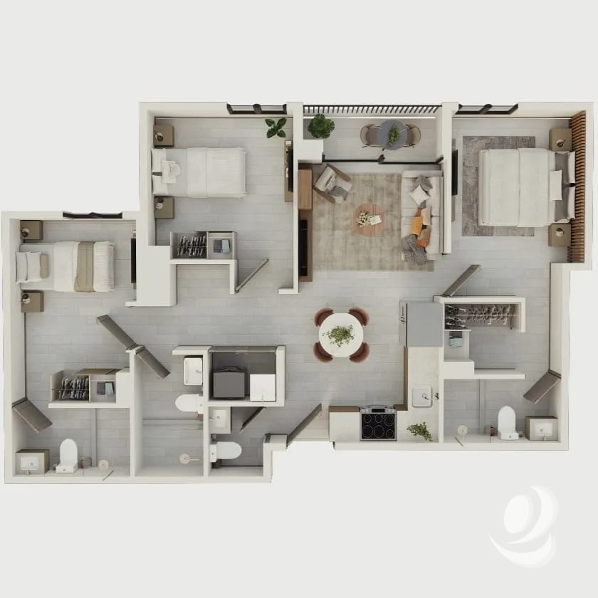 Apartamento en Venta Zona 11 de 3 Habitaciones — Apartamento en Venta en Zona 11, Guatemala, Ciudad — foto 9 de 17