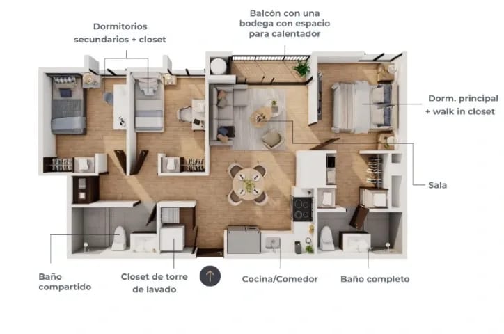 Apartamento en Pre-Venta 3 Habitaciones Zona 11 - S71 — Apartamento en Venta en Zona 11, Guatemala, Ciudad — foto 17 de 17