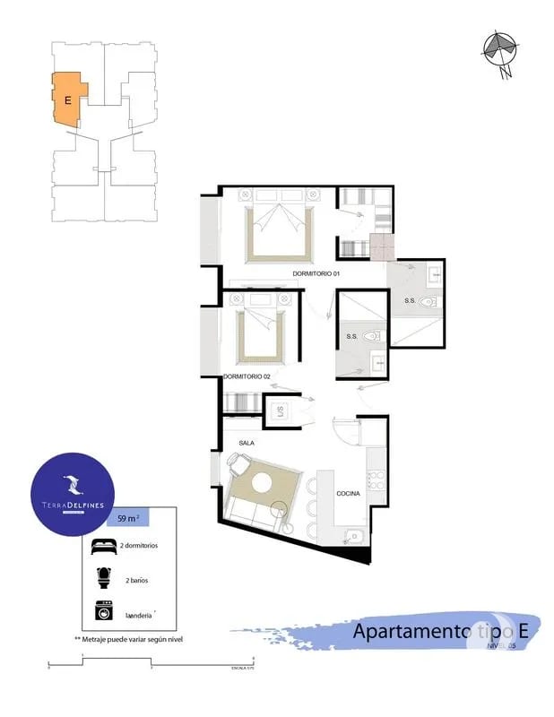 Apartamento en Venta Zona 14 en Ciudad Guatemala — Apartamento en Venta en Zona 14, Guatemala, Ciudad — foto 9 de 9