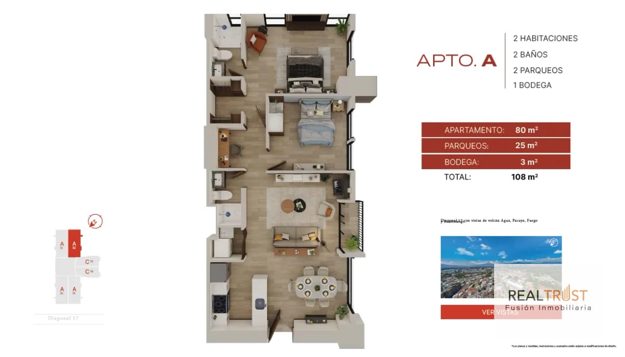 Apartamento en Venta Edif Altaire zona 11 — Apartamento en Venta en Zona 11, Guatemala, Ciudad — foto 12 de 17