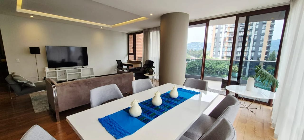 Apartamento Amueblado en Santa Inés Zona 14 — Apartamento en Alquiler en Santa Inés, Zona 14, Guatemala, Ciudad — foto 4 de 12