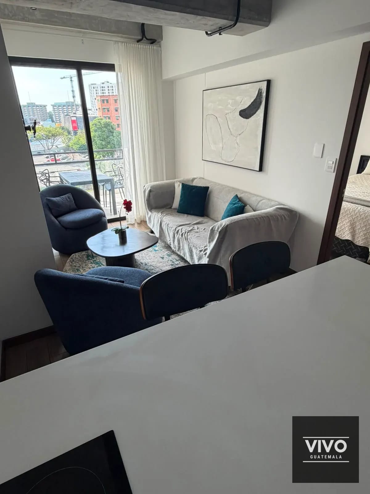 Se renta apartamento full amoblado, Zona 4 — Apartamento en Alquiler en Inara Cuatro Norte, Zona 4, Guatemala, Ciudad — foto 1 de 9