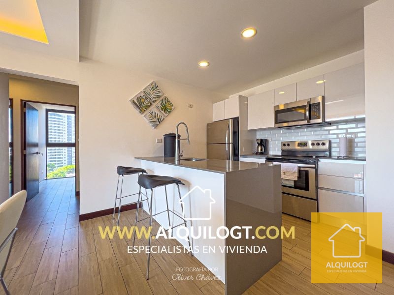 Apartamento amueblado en Vista hermosa II, oportunidad de inversión Zona 15 de 2 HAB AGT1720 - 9