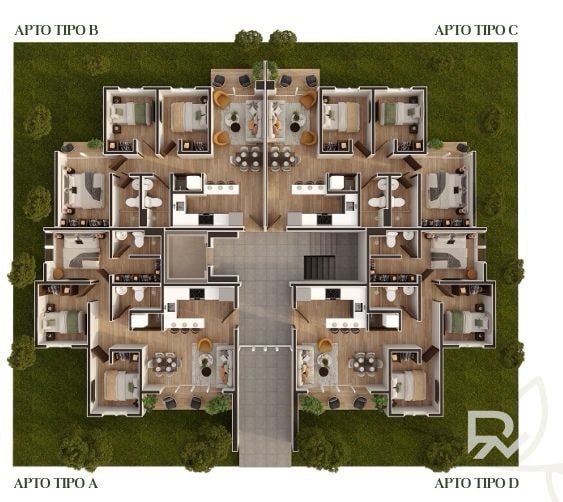 Vendo Apartamento Tipo " A y D " en Torre Paseo del Bosque - 4