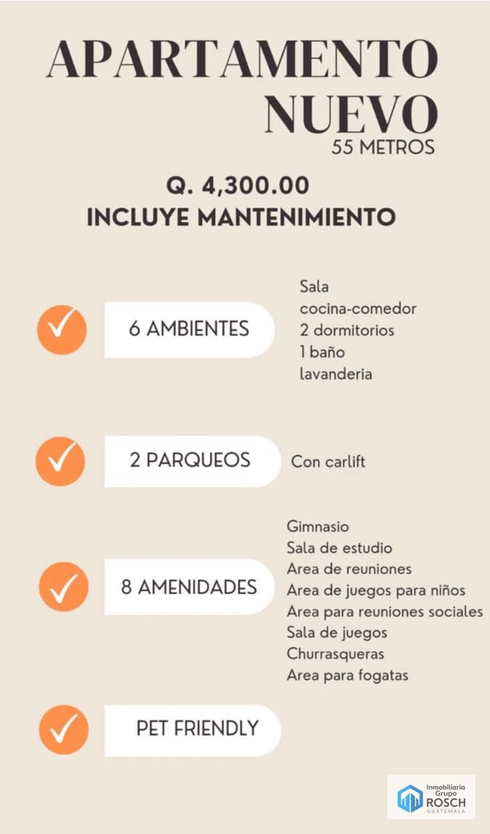 Apartamento Unnido zona 17 en Alquiler — Apartamento en Alquiler en Sabana Arriba, Zona 17, Guatemala, Ciudad — foto 1 de 4