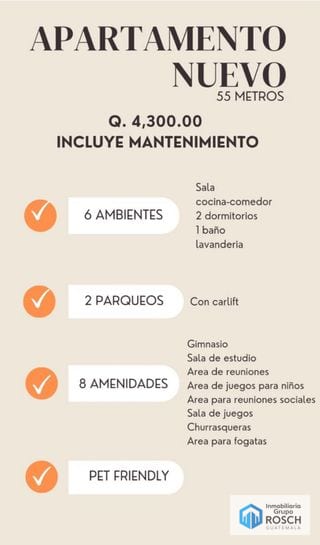 Apartamento Unnido zona 17 en Alquiler — Apartamento en Alquiler en Sabana Arriba, Zona 17, Guatemala, Ciudad — miniatura 1 de 4