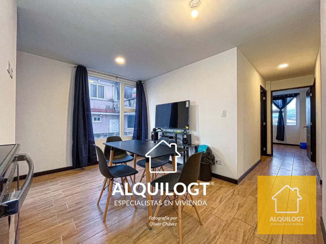 APARTAMENTO AMUEBLADO CERCA DE LA USAC ZONA 12 DE 3 HAB AGT2461 - 1