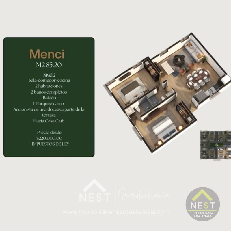 Apartamentos de lujo y modernos en PRE VENTA a minutos de ANTIGUA - 15