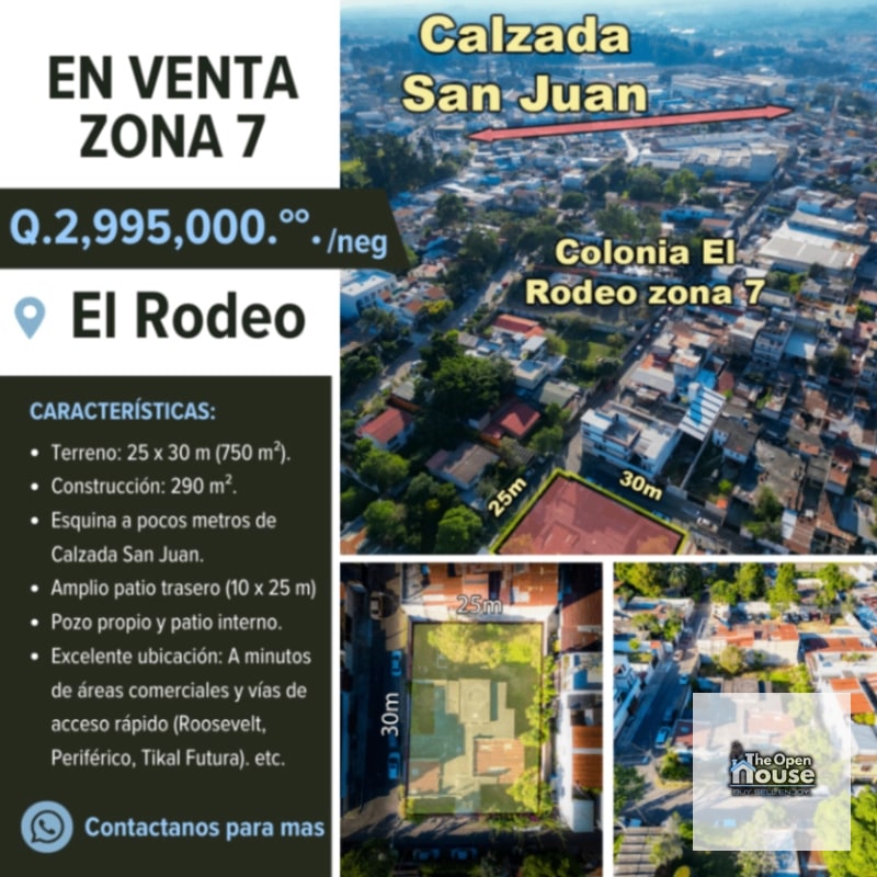 Casa en venta en el Rodeo zona 7 de Guatemala - 1
