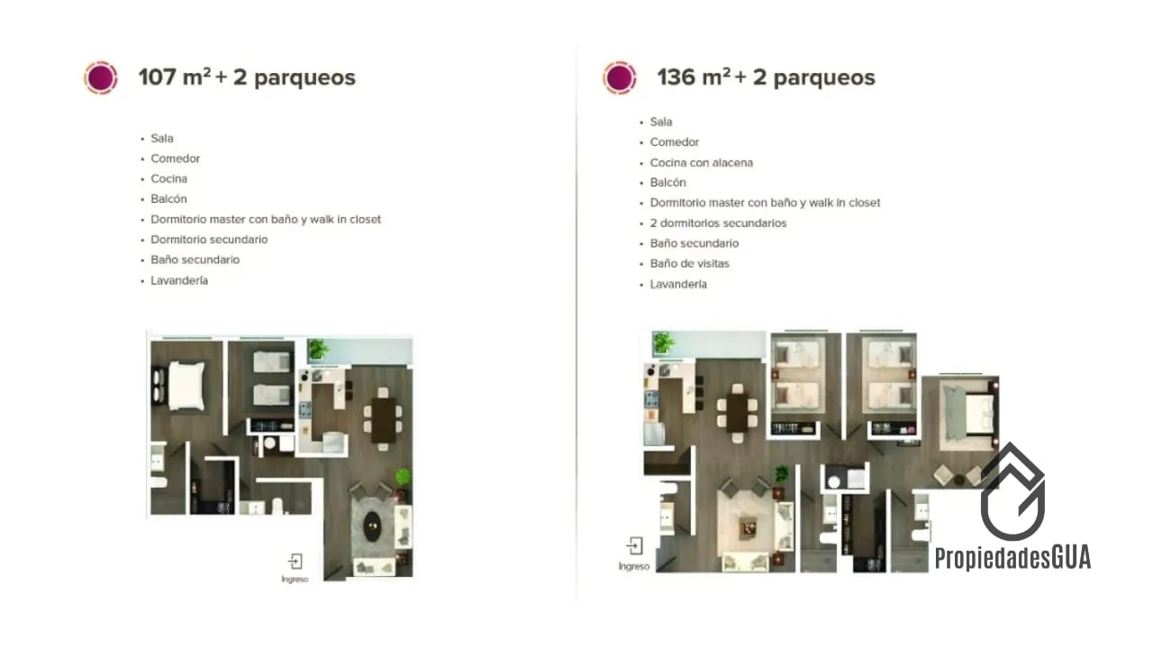 Últimos apartamentos en venta zona 14 - Segheria — Apartamento en Venta en Zona 14, Guatemala, Ciudad — foto 5 de 11