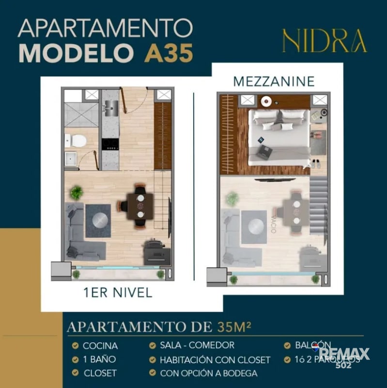 Apartamento en Nidra — Apartamento en Venta en Vista Hermosa I, Zona 15, Guatemala, Ciudad — foto 5 de 9