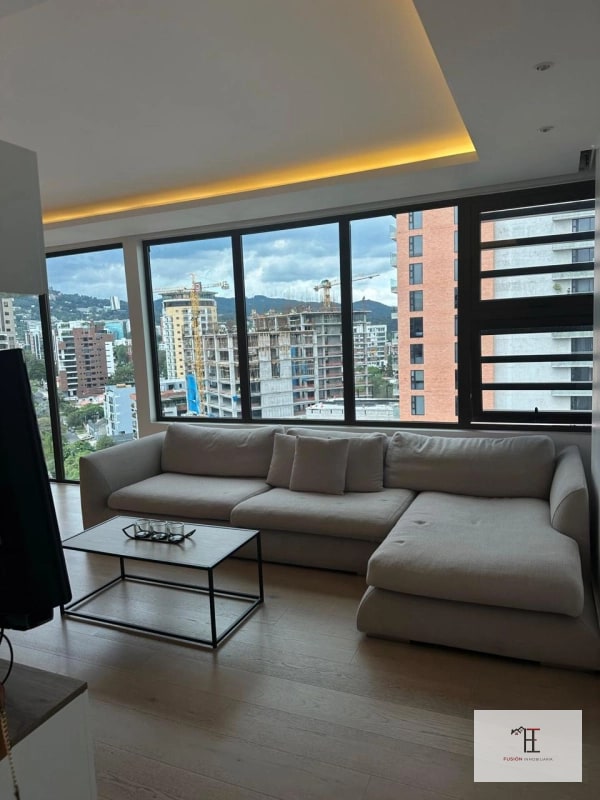 VENDO APARTAMENTO EN NIVEL 15 TOTALMENTE AMUEBLADO, AUTOMATIZADO Y MODERNO, EDIFICIO DE LIV ZONA 15 VH1 - 9