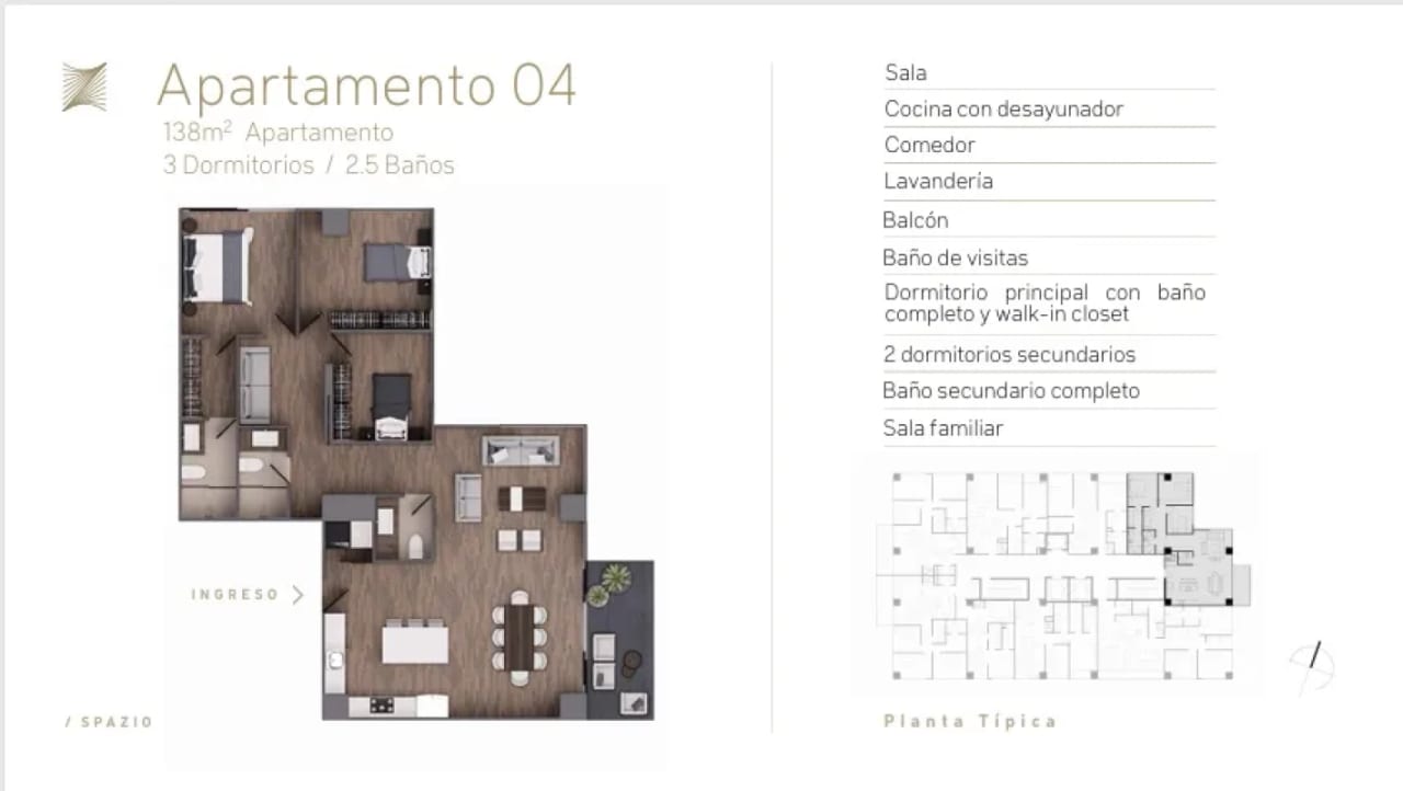 2 APARTAMENTOS PARA ESTRENAR - SPAZIO ZONA 15 — Apartamento en Venta en Spazio, Zona 15, Guatemala, Ciudad — foto 1 de 9