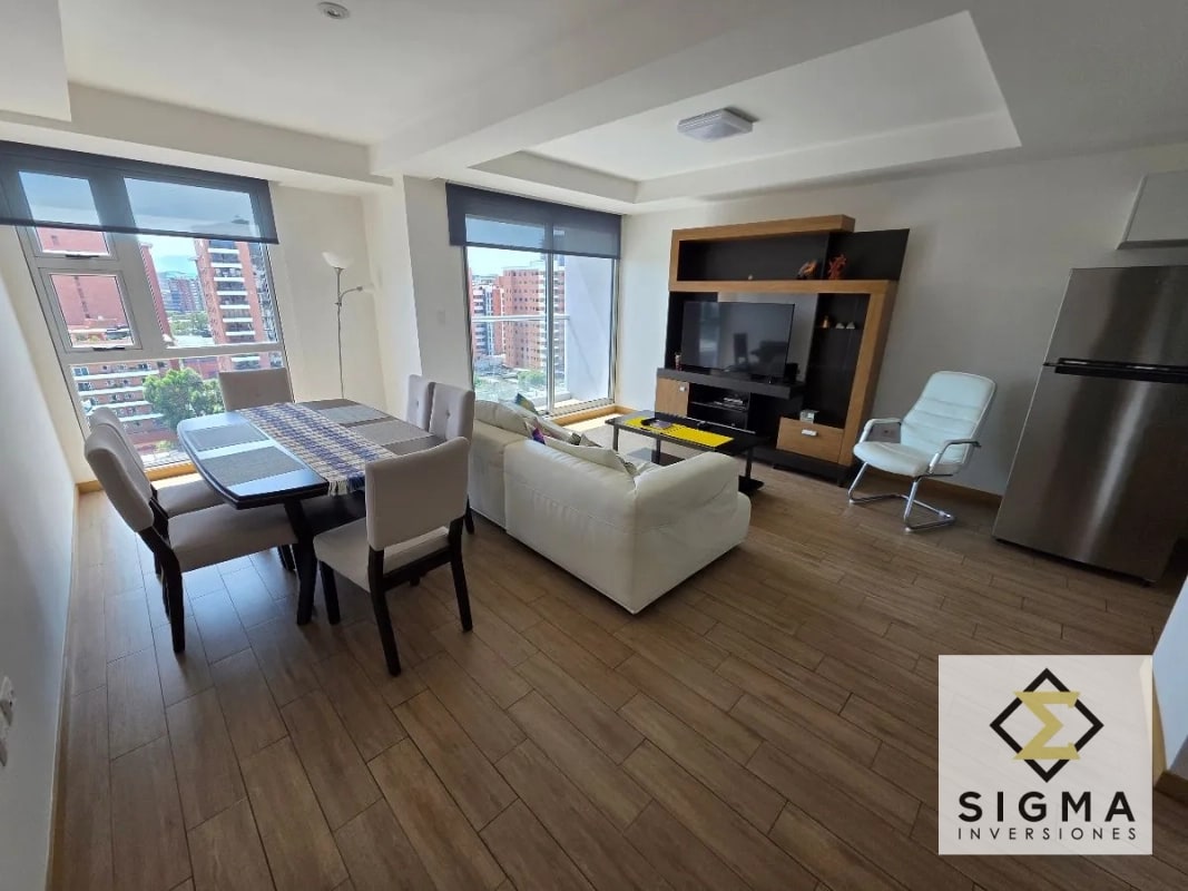 EN VENTA: Apartamento en zona 10, CITYHAUS, 2 habitaciones 2 parqueos - 1