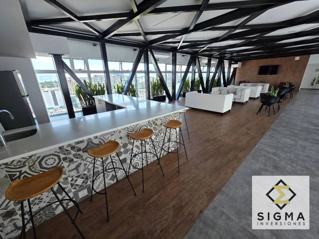 EN VENTA: Apartamento en zona 10, CITYHAUS, 2 habitaciones 2 parqueos - 6