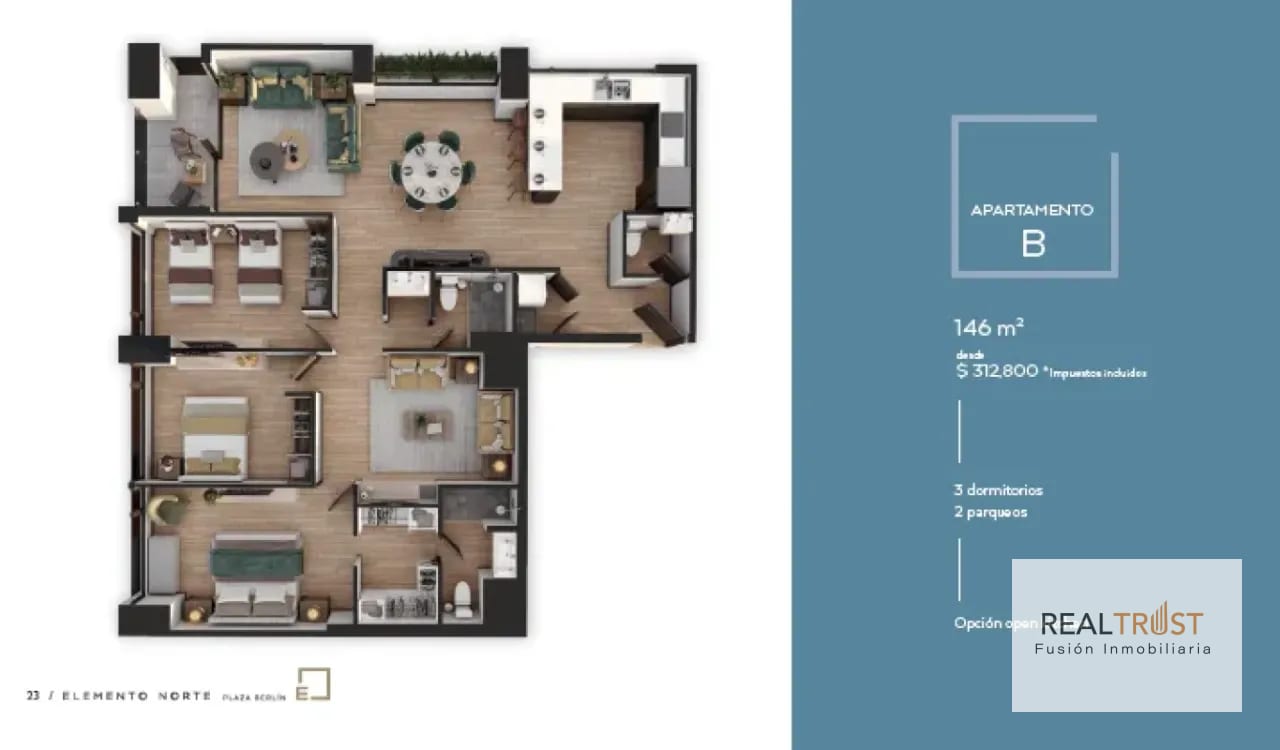 Venta de apartamentos Elemento Zona 13 — Apartamento en Venta en Elemento Plaza Berlín, Zona 13, Guatemala, Ciudad — foto 2 de 10