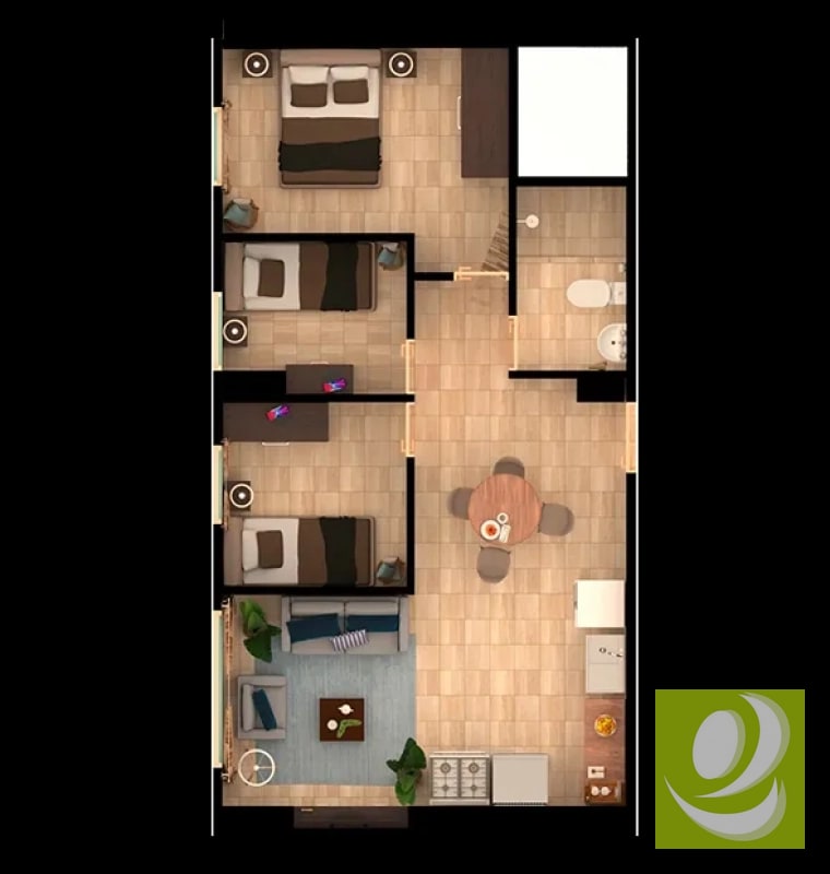 APARTAMENTO PARA ESTRENAR EN ZONA 11 – PROYECTO ELEVA ONCE - 3