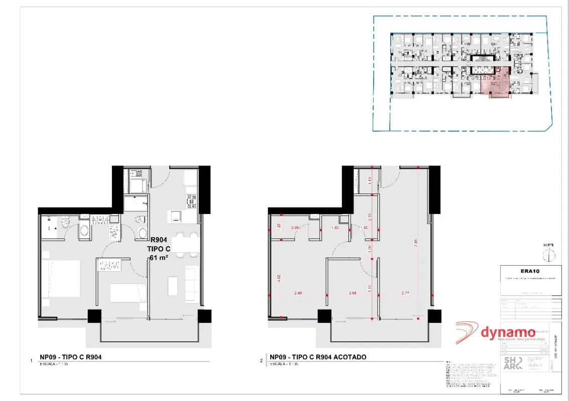 Apartamento en Venta de 2 dormitorios con balcón, Zona 10 - 6
