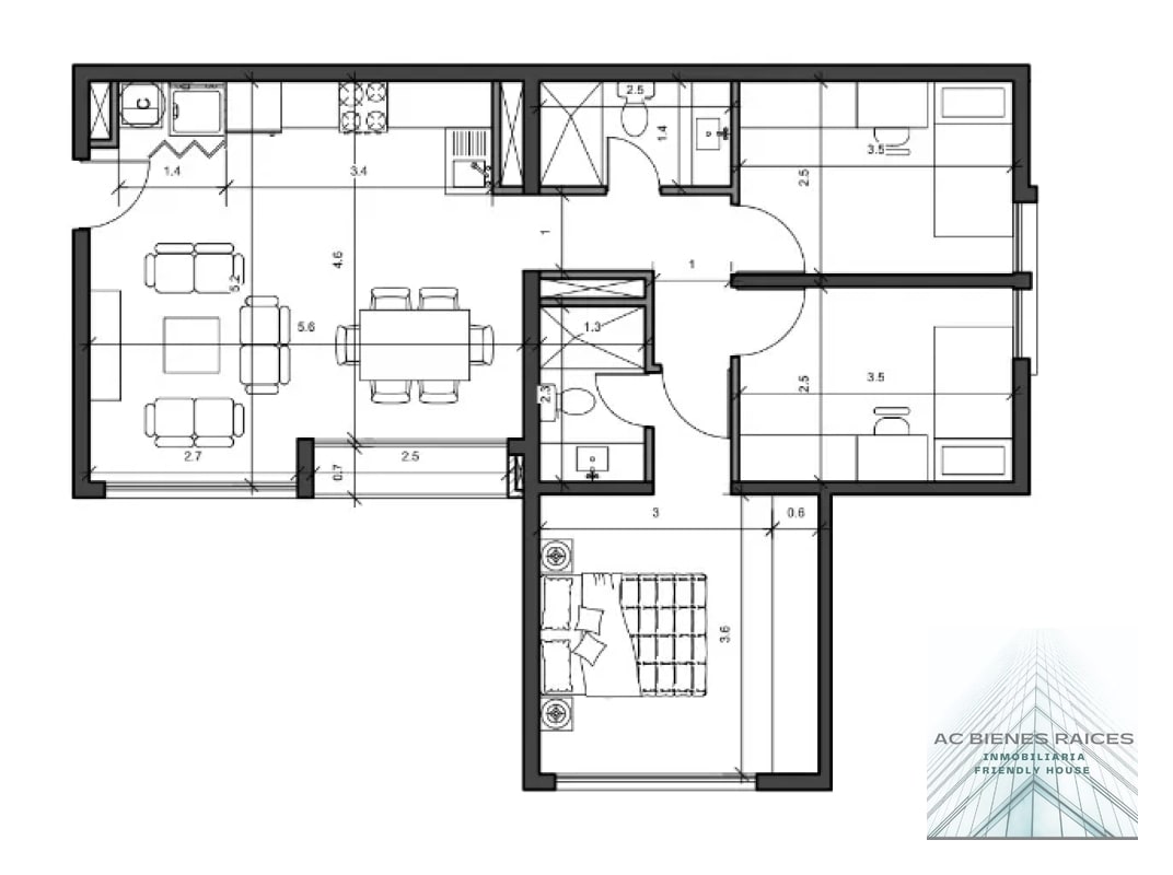 Venta apartamento Sakai salida de San Cristobal - 2