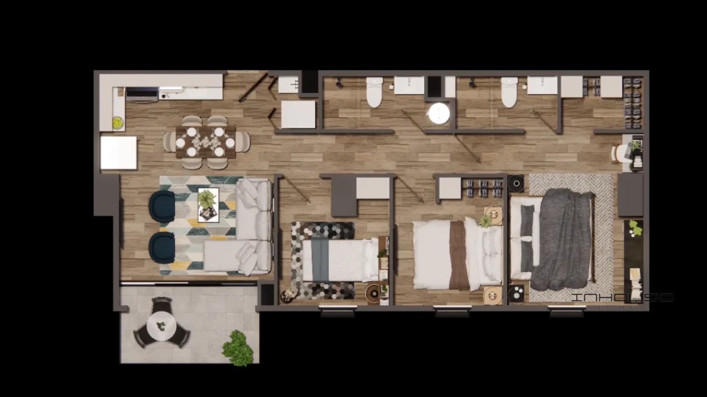 APARTAMENTO EN VENTA ZONA 4 EN PLANOS - 3