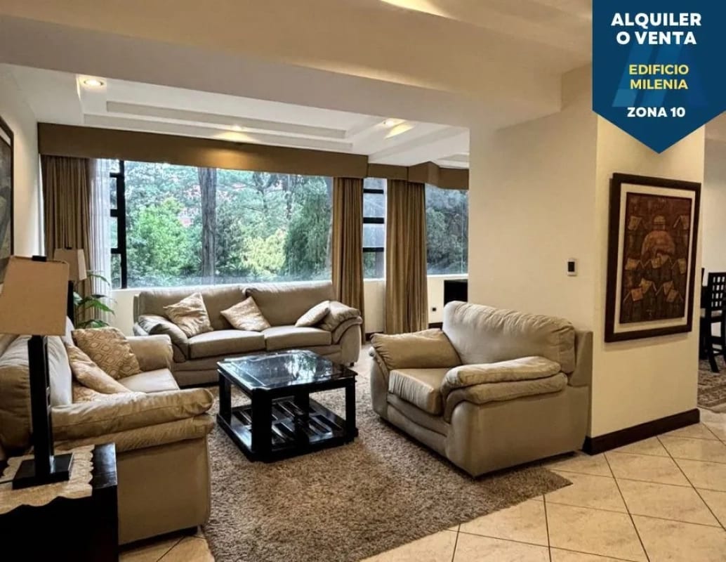 Venta de Apartamento -Edificio Milenia, zona 10- — Apartamento en Venta en Milenia, Zona 10, Guatemala, Ciudad — foto 1 de 12