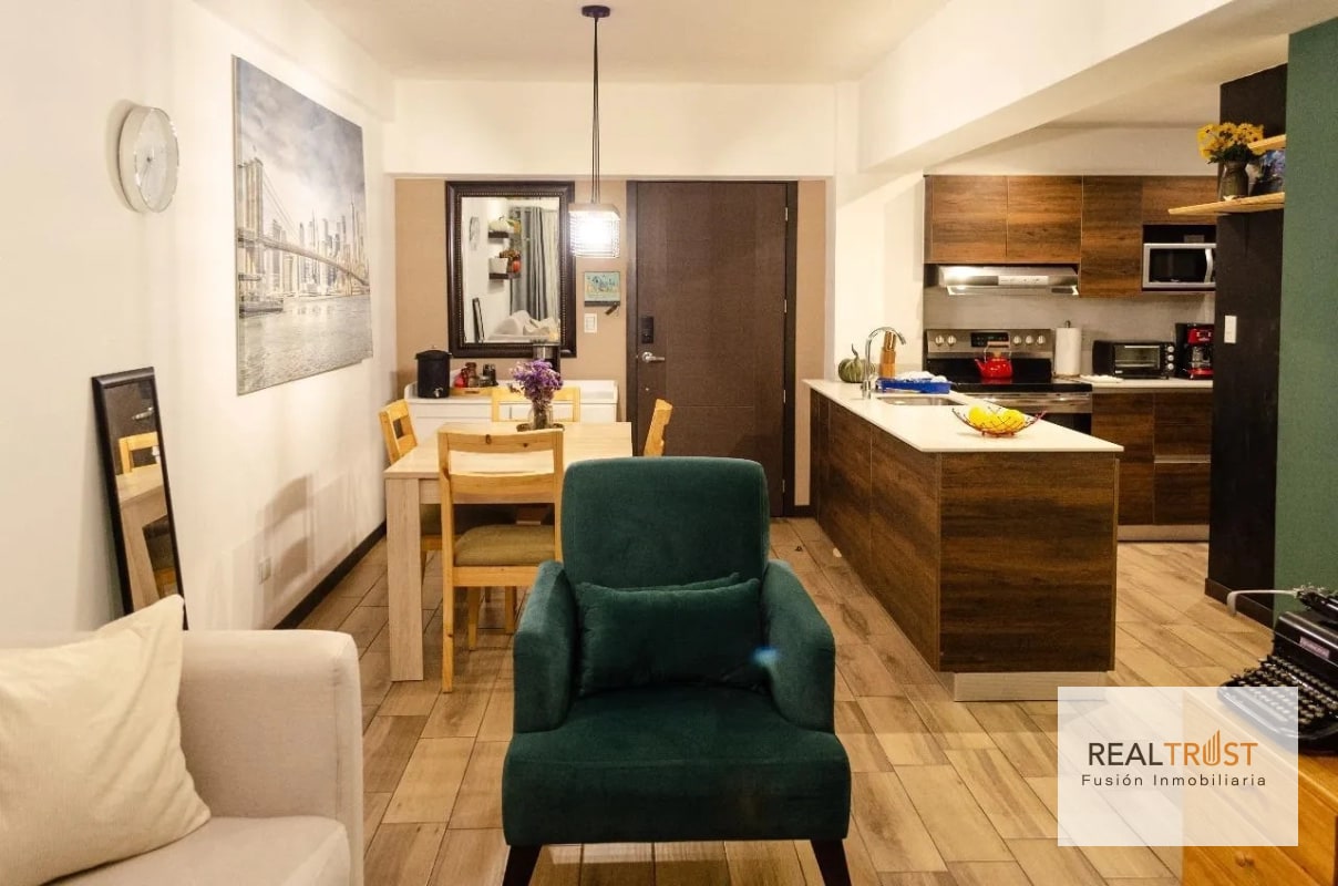 APARTAMENTO EN VENTA AMUEBLADO Y EQUIPADO ZONA 13, TORRE PAMPLONA - 14