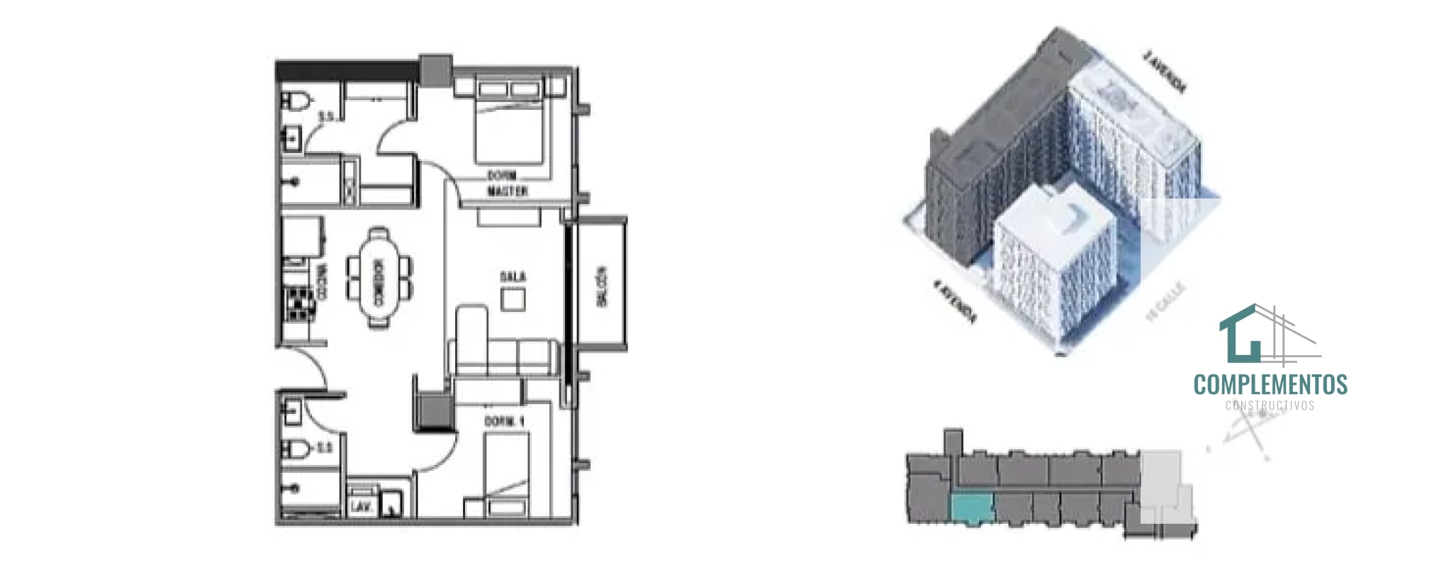 Apartamento en venta zona 10 - 1