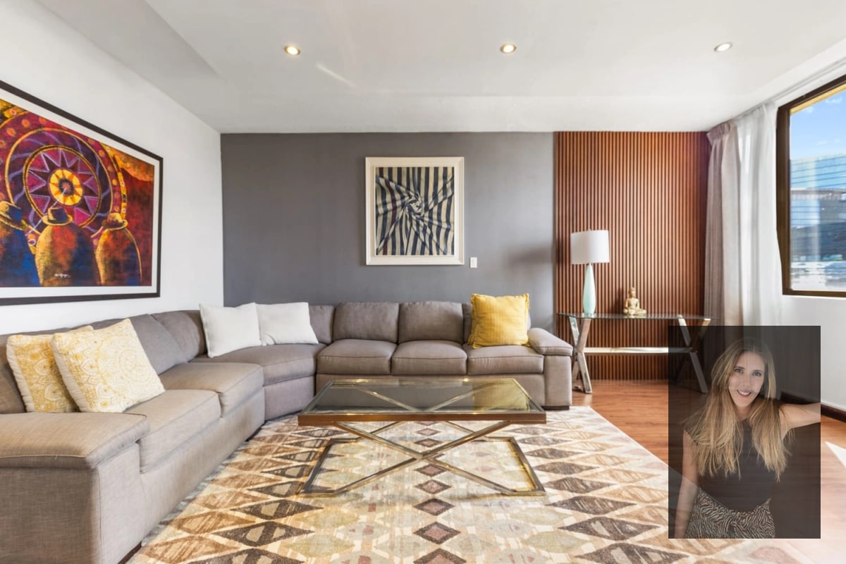 Apartamento amueblado en renta en zona 10 - 14