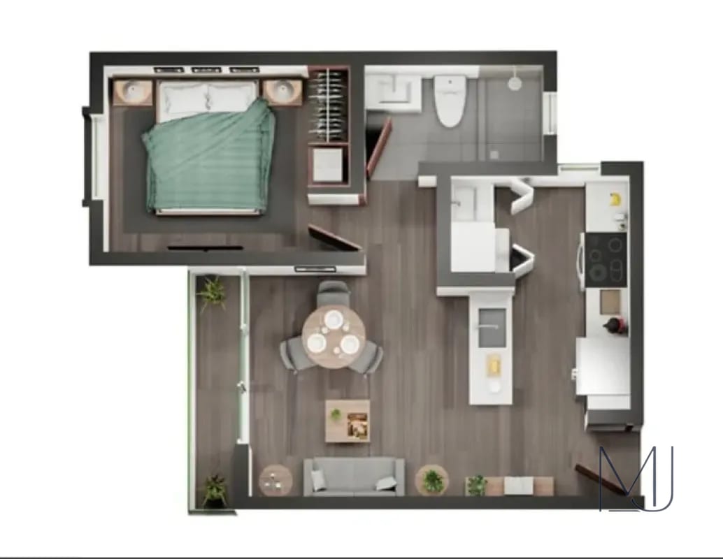 Apartamento en Venta | Edificio Parque Mateo | Zona 7 | 1 habitación • Ideal para inversión — Apartamento en Venta en Parque Mateo, Zona 7, Guatemala, Ciudad — foto 2 de 10