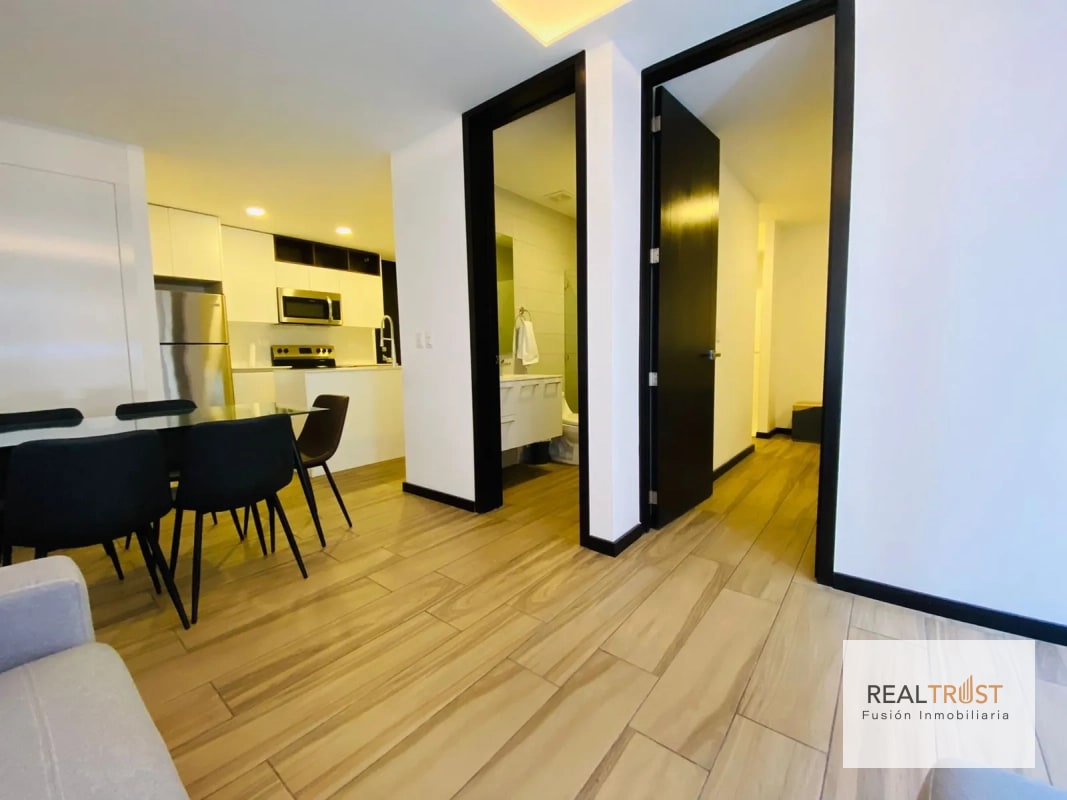 RENTO MODERNO APARTAMENTO AMUEBLADO EN ZONA 15, SECTOR DEL PARQUE, VISTA HERMOSA 1 - 6
