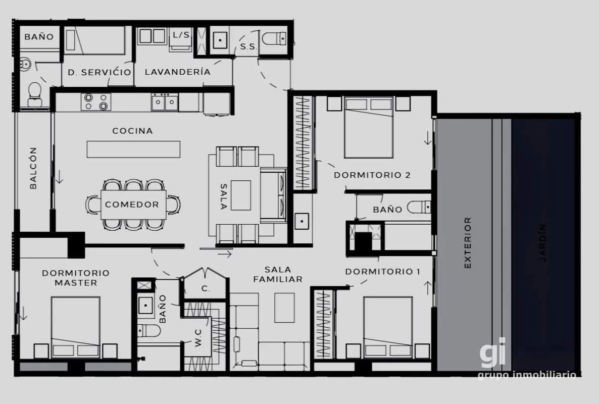 Apartamento en venta como casa en zona 13 — Apartamento en Venta en Zona 13, Guatemala, Ciudad — foto 7 de 15