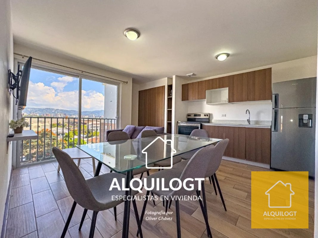 APARTAMENTO AMUEBLADO POR LA USAC / PETAPA ZONA 12 DE 2 HAB AGT2883 - 1