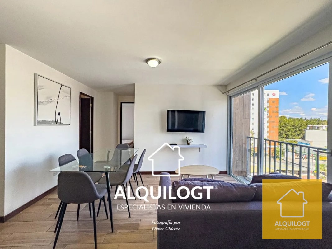 APARTAMENTO AMUEBLADO POR LA USAC / PETAPA ZONA 12 DE 2 HAB AGT2883 - 4